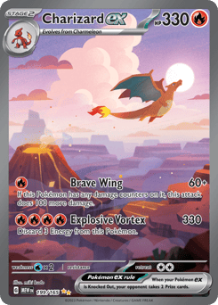 Charizard ex 199 from Pokémon 151.